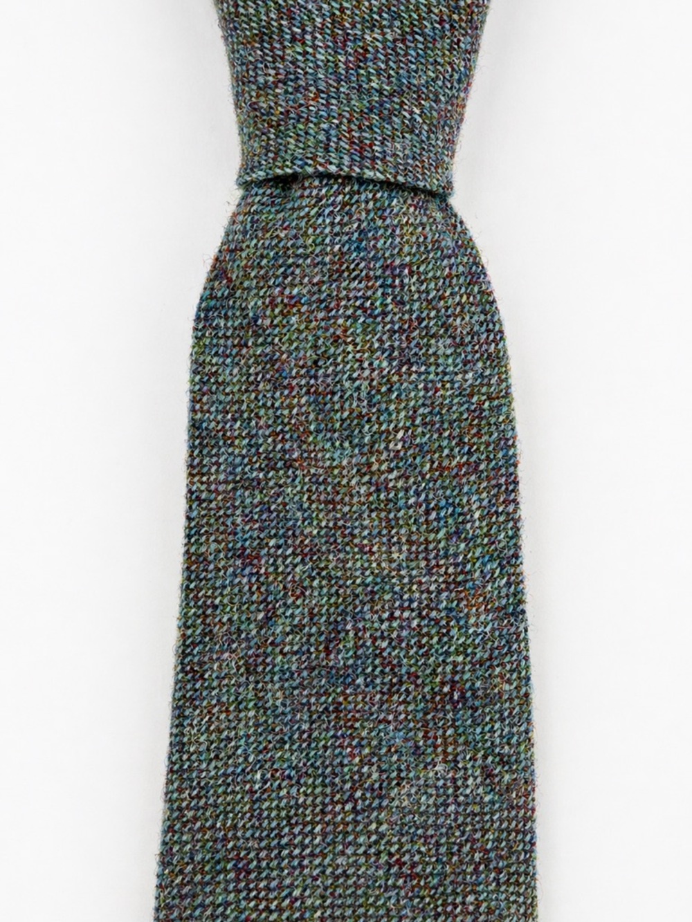 Millars Ireland Wool Tie Green Fleck Tweed Classic